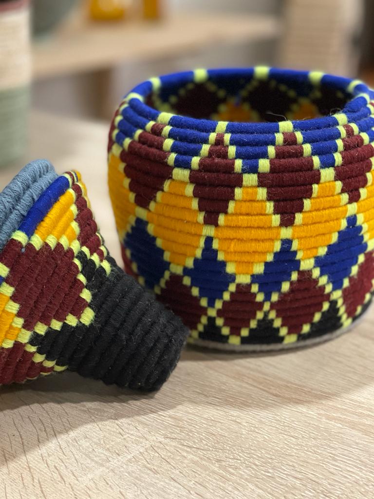 Bohemian Berber basket