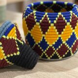 Bohemian Berber basket