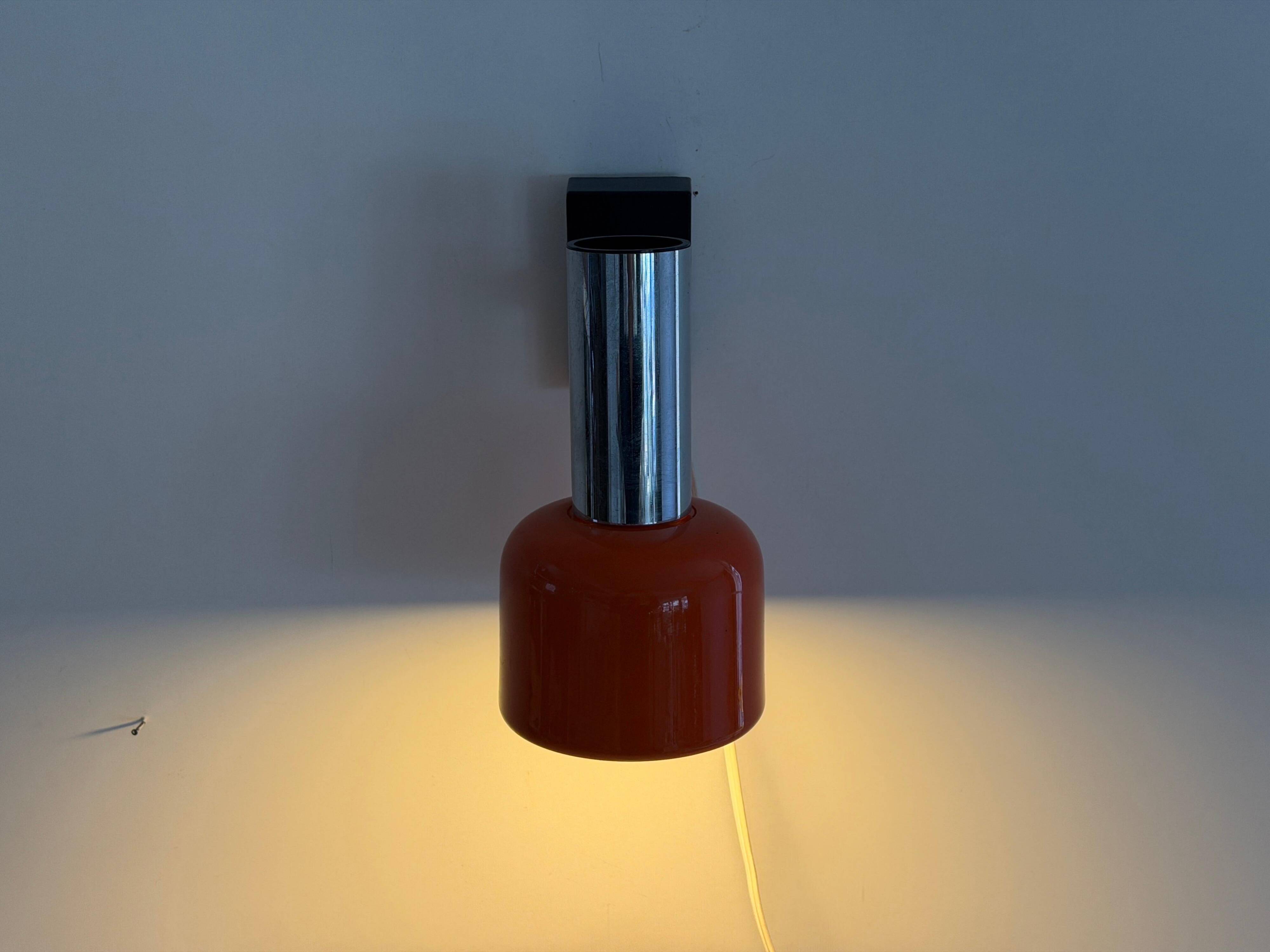 Simple metal wall light NO AGE, 1970s, Germany