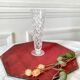 Small vintage crystal soliflore vase