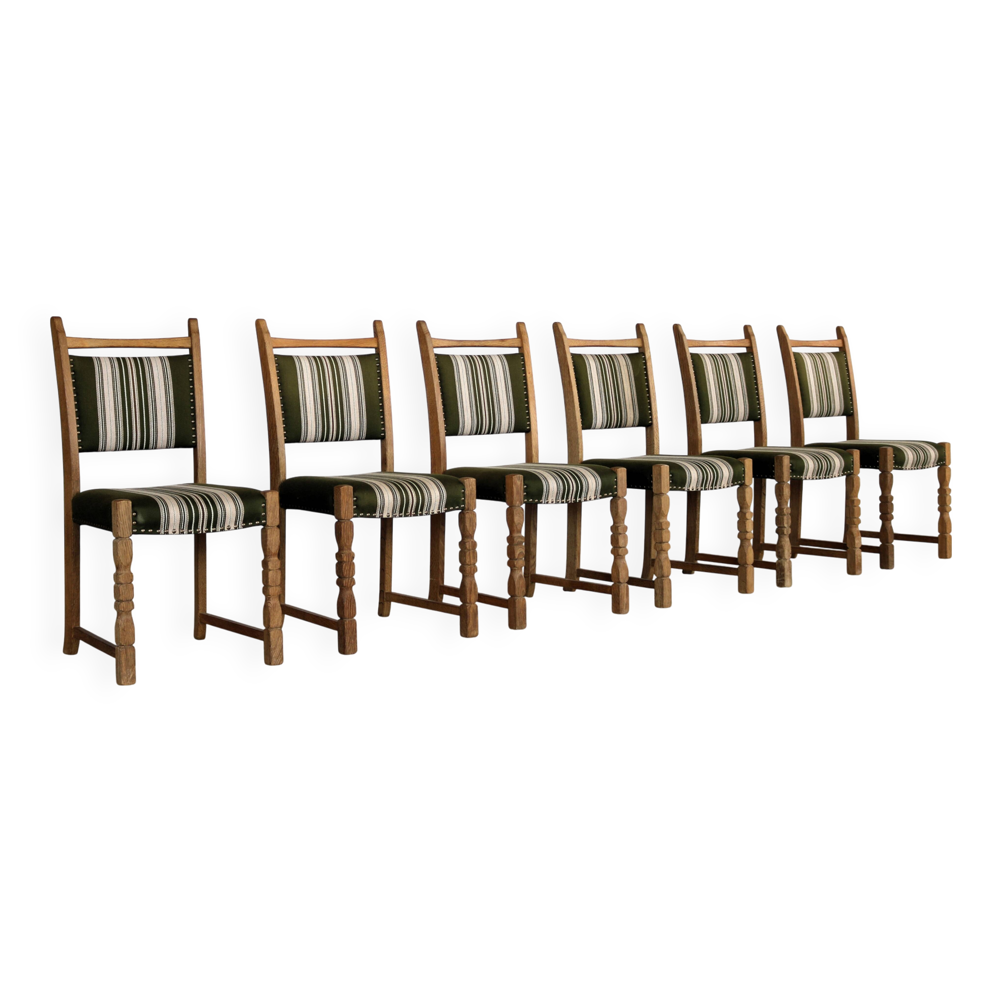 brutalist dining chairs | vintage chairs | 1960s | oak