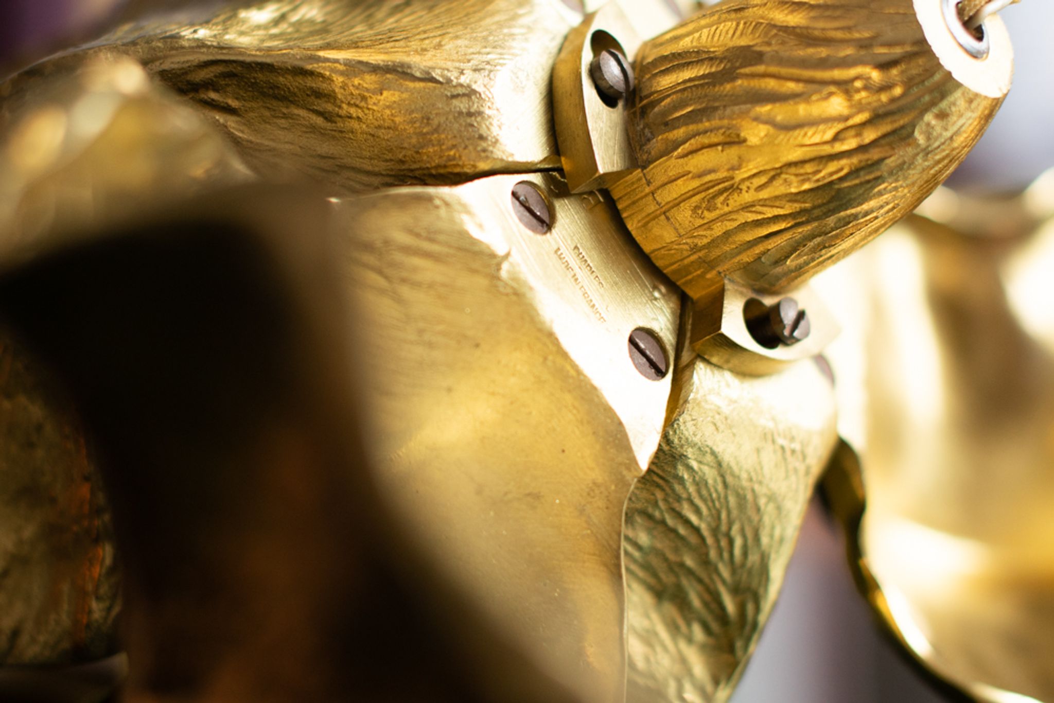 Iris table lamp by Christiane Charles for Maison Charles