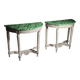 Set of 2 Louis Seize style side tables