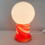 Lampe de table en verre de Murano 1960