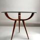 Mid-Century Italian Wooden Coffee Table, Attr. To Melchiorre Bega, Italy, 1950s