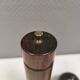 A salt and pepper set in rosewood, Danish from the 1960s-70s.