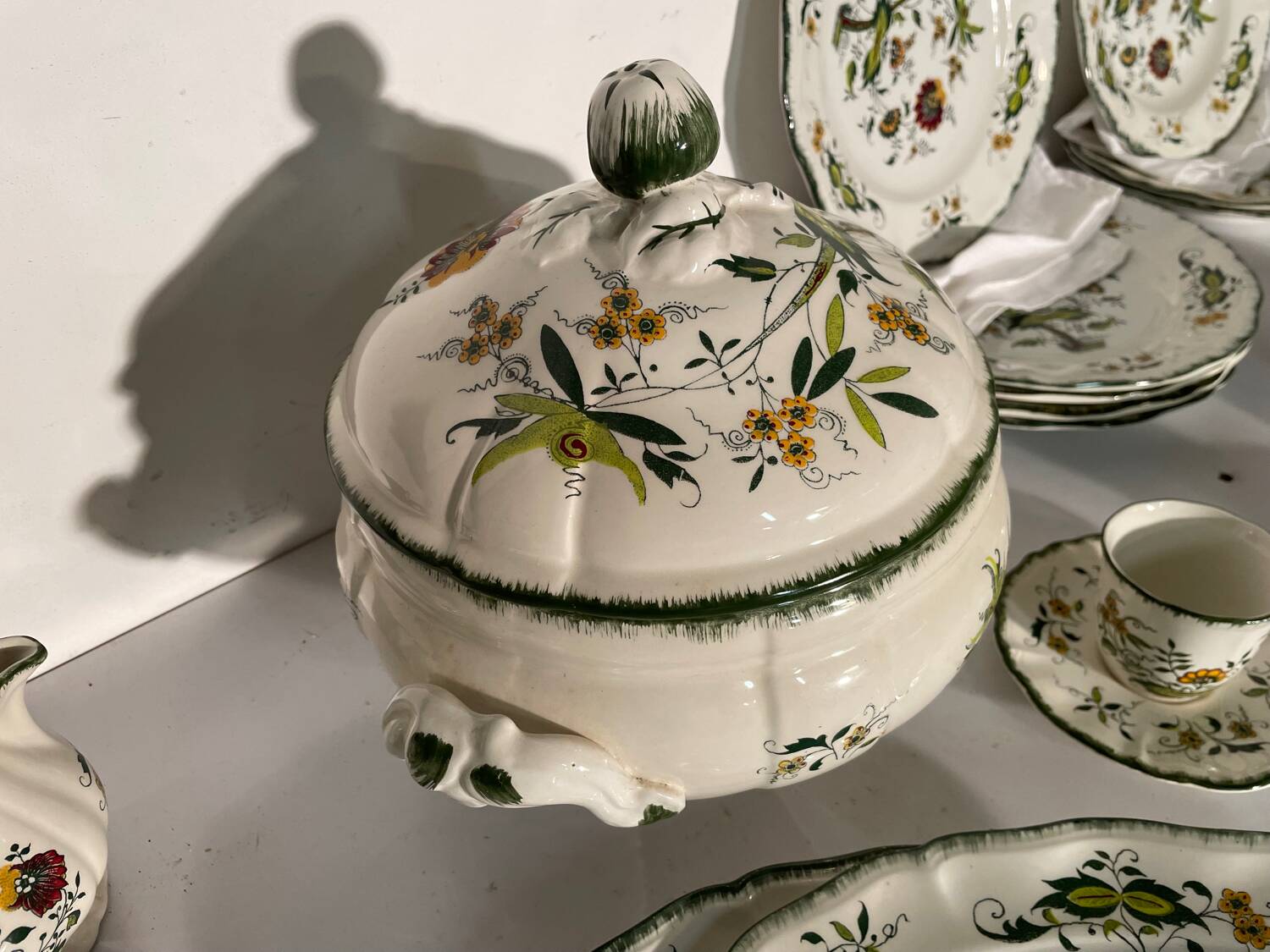 Sarreguemines earthenware table service