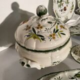 Sarreguemines earthenware table service