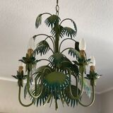 Tropical chandelier in sheet metal 1970.