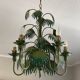 Tropical chandelier in sheet metal 1970.