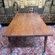 Farm table on casters
