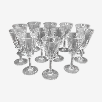 12 Saint-Louis wine glasses Model "Cerdagne" - 359012