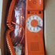 Orange phone Contempra vintage NEW with dial