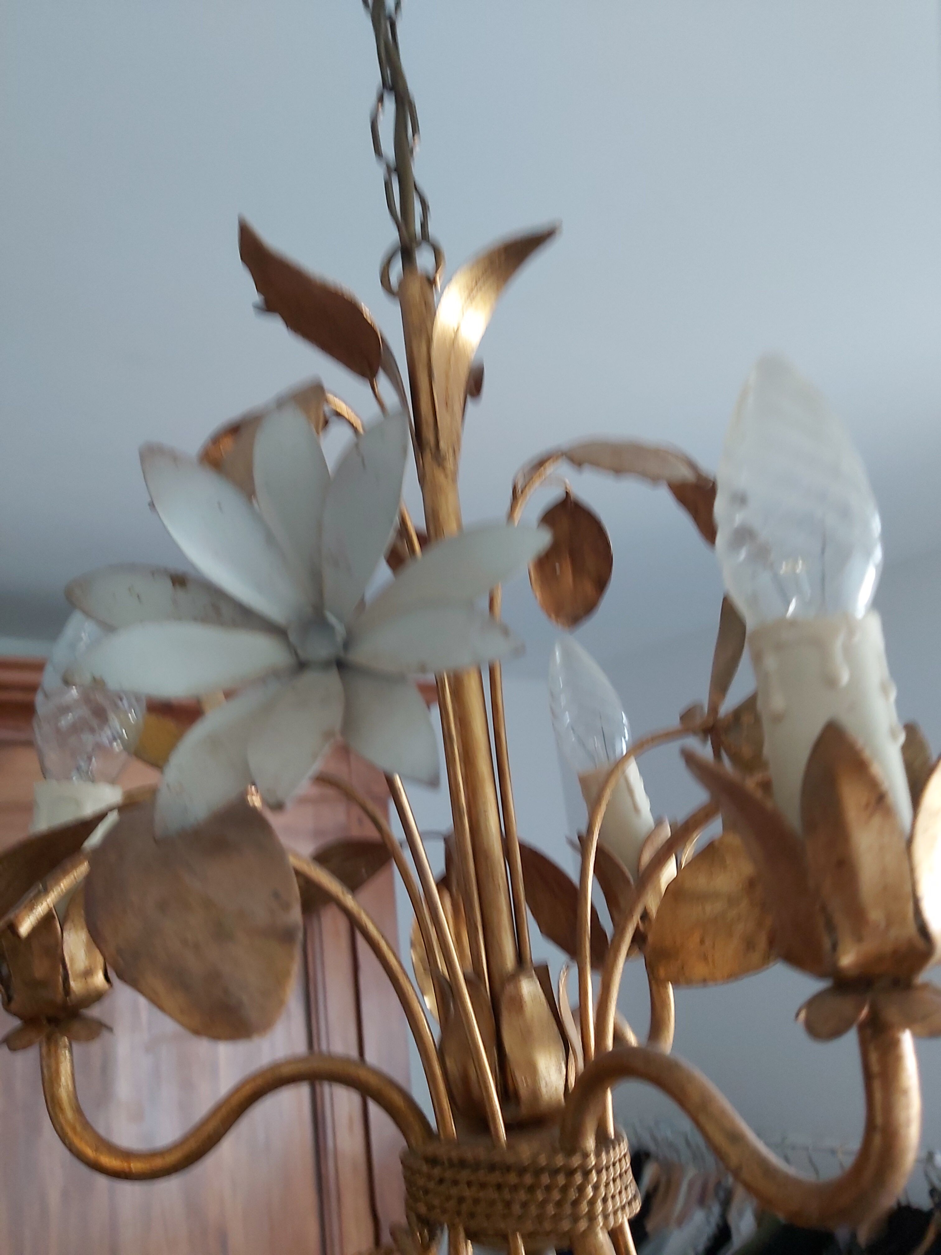 Vintage hanging lamp 3 lights