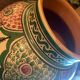 Vase en céramique marocain peint à la main