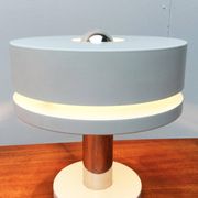 Minimalist table lamps from the German mid-century space age by Kaiser Idell / Kaiser Leuchten, 1960s, set of 2.
