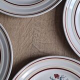 Set of 6 St Amand Christiane Céramon plates