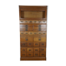Old oak apothecary cabinet, early 1900s