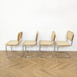Vintage chairs Cesca B32 by Marcel Breuer