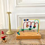 Wooden labyrinth abacus