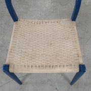 Blue teak chair, Danish design, 1960s, designer: Niels Otto Møller