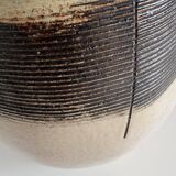 Vase céramique émaillée signé