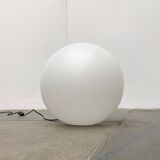 Vintage floor lamp in the shape of a globe from the French space age by SCE, France.