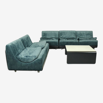 Six-part Lounge Sofa Set Orbis designed by Luigi Colani for COR, 1969