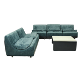 Six-part Lounge Sofa Set Orbis designed by Luigi Colani for COR, 1969
