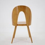 Chaise Antonin Suman des années 1960 en noyer, Tchécoslovaquie