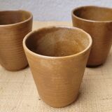 70's stoneware glasses