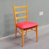 Vintage beech 60s chair