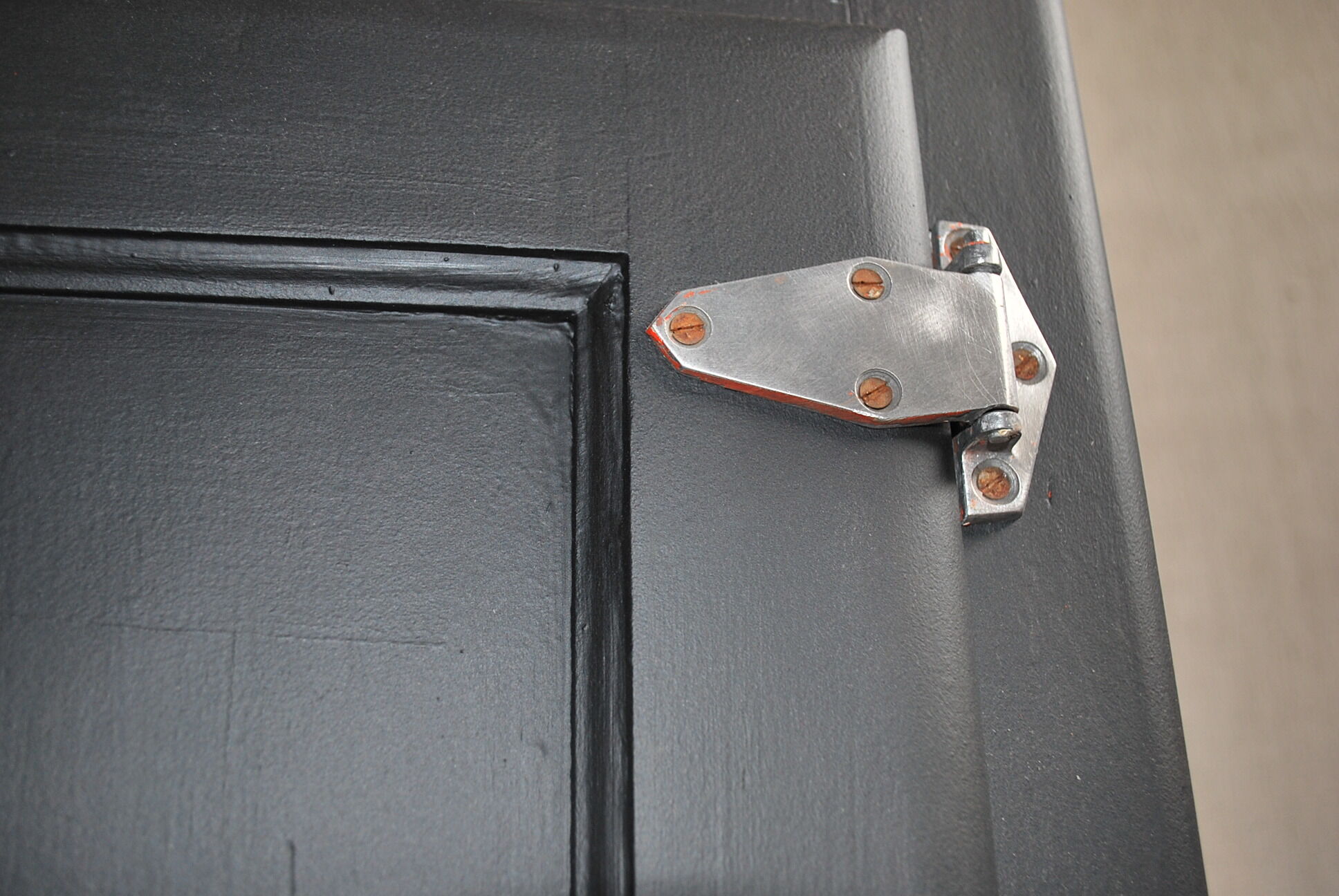 Renovated black parisian wardrobe