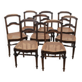 Cane bistro chairs