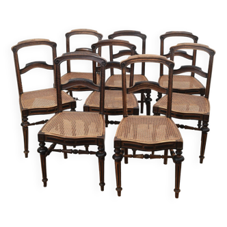 Cane bistro chairs