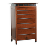 Magnifique commode de style Art Déco avec 7 tiroirs.