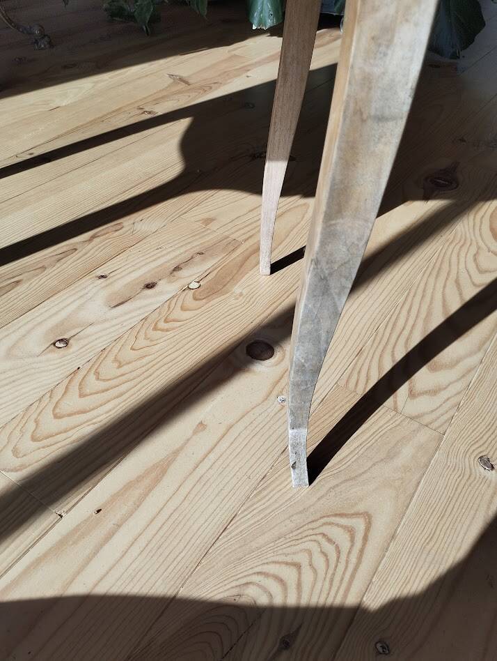 Secrétaire ancien à abattant en bois fruitier, fin XIXème s.