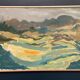 Swedish Oil on Panel “Landscape” by Lars Stocks,Framed & Vintage 77 × 57 cm