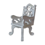 Chair wood and metal for doll's house