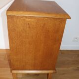 Light oak bedside table 1960