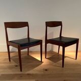 Set of vintage Scandinavian chairs by H.W. Klein for Bramin Møbl.