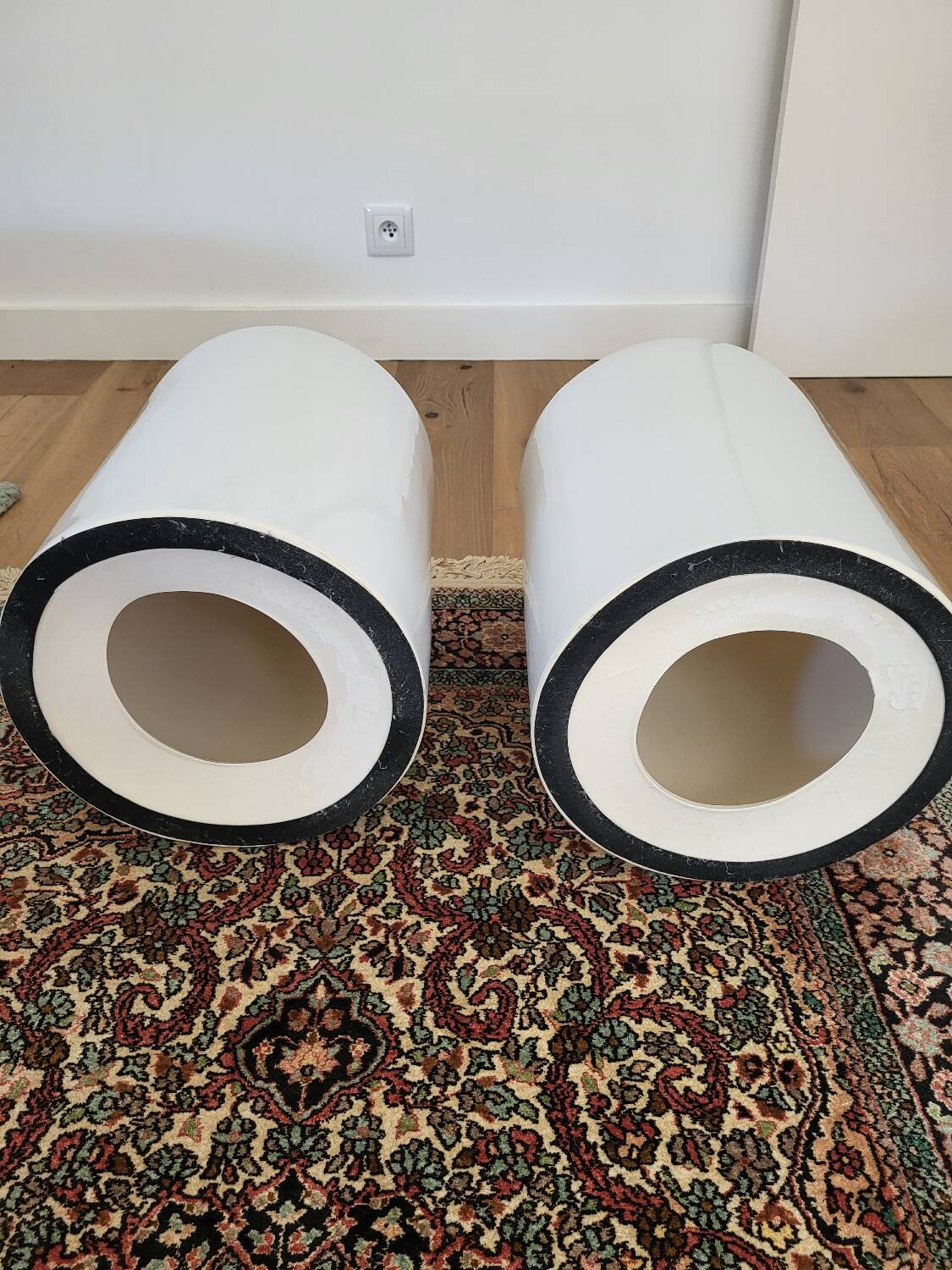 2 ceramic side tables, AMPM