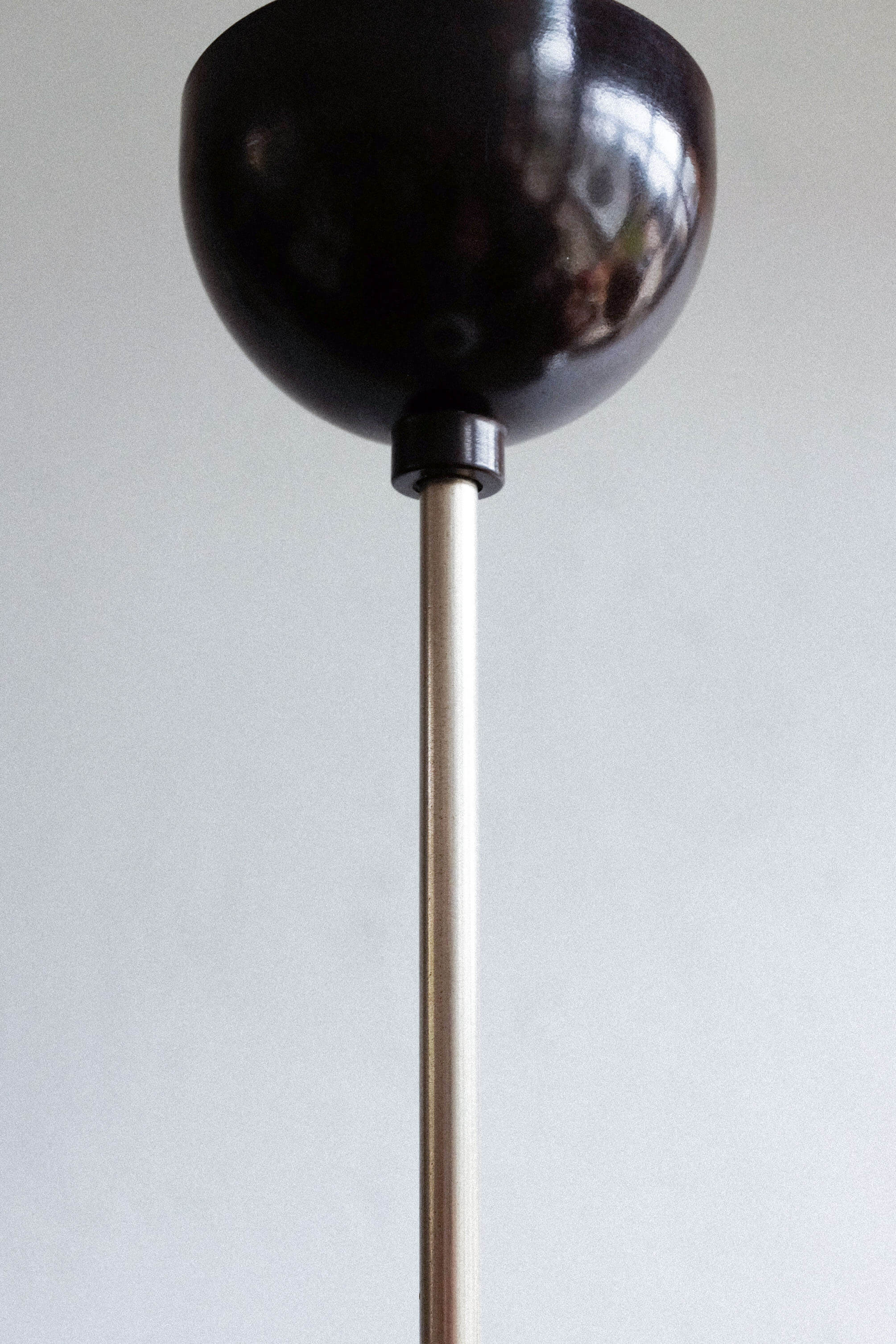 Czechoslovak bakelite hanging school lamp, 1960s