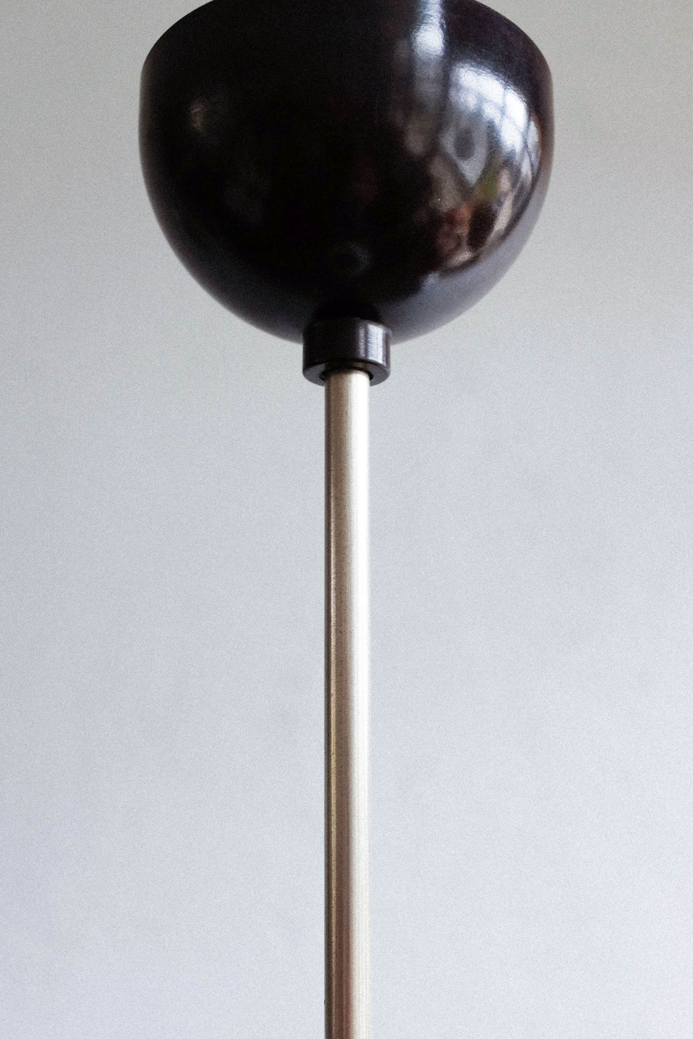 Czechoslovak bakelite hanging school lamp, 1960s