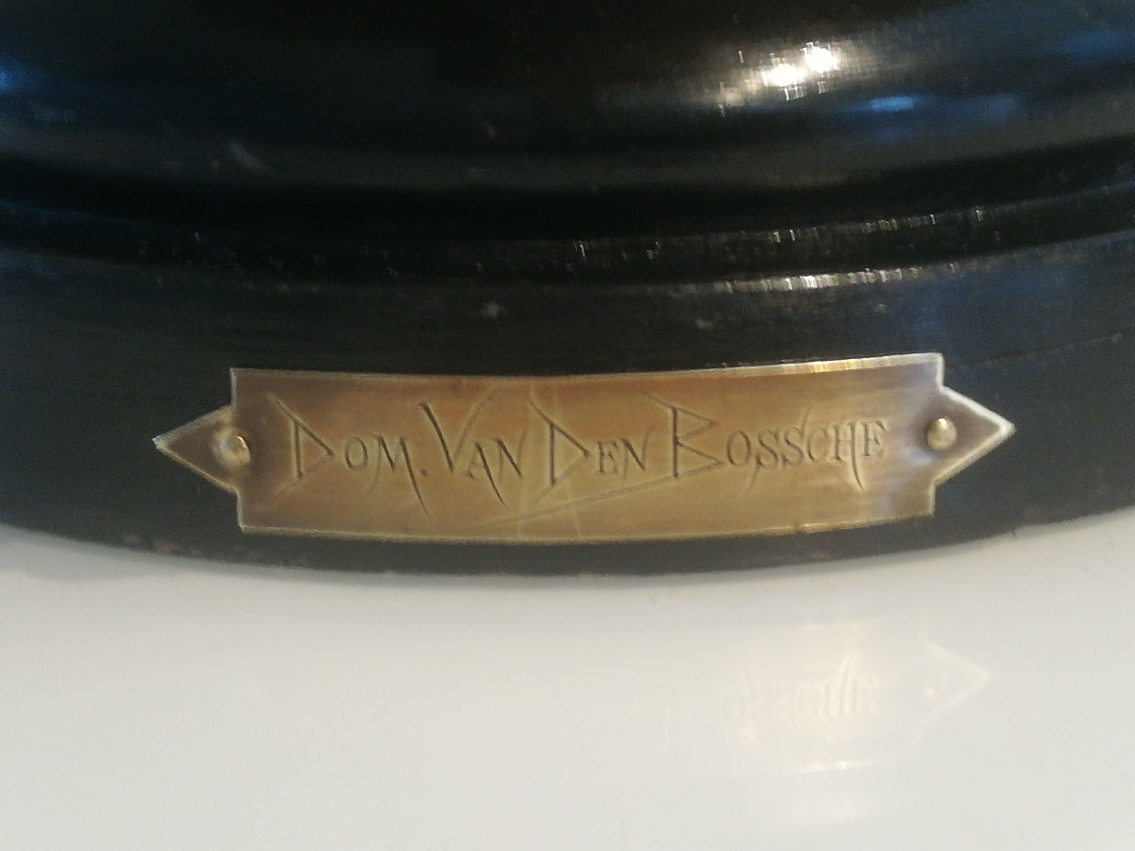 Bust signed D. Van Den Bossche in terracotta