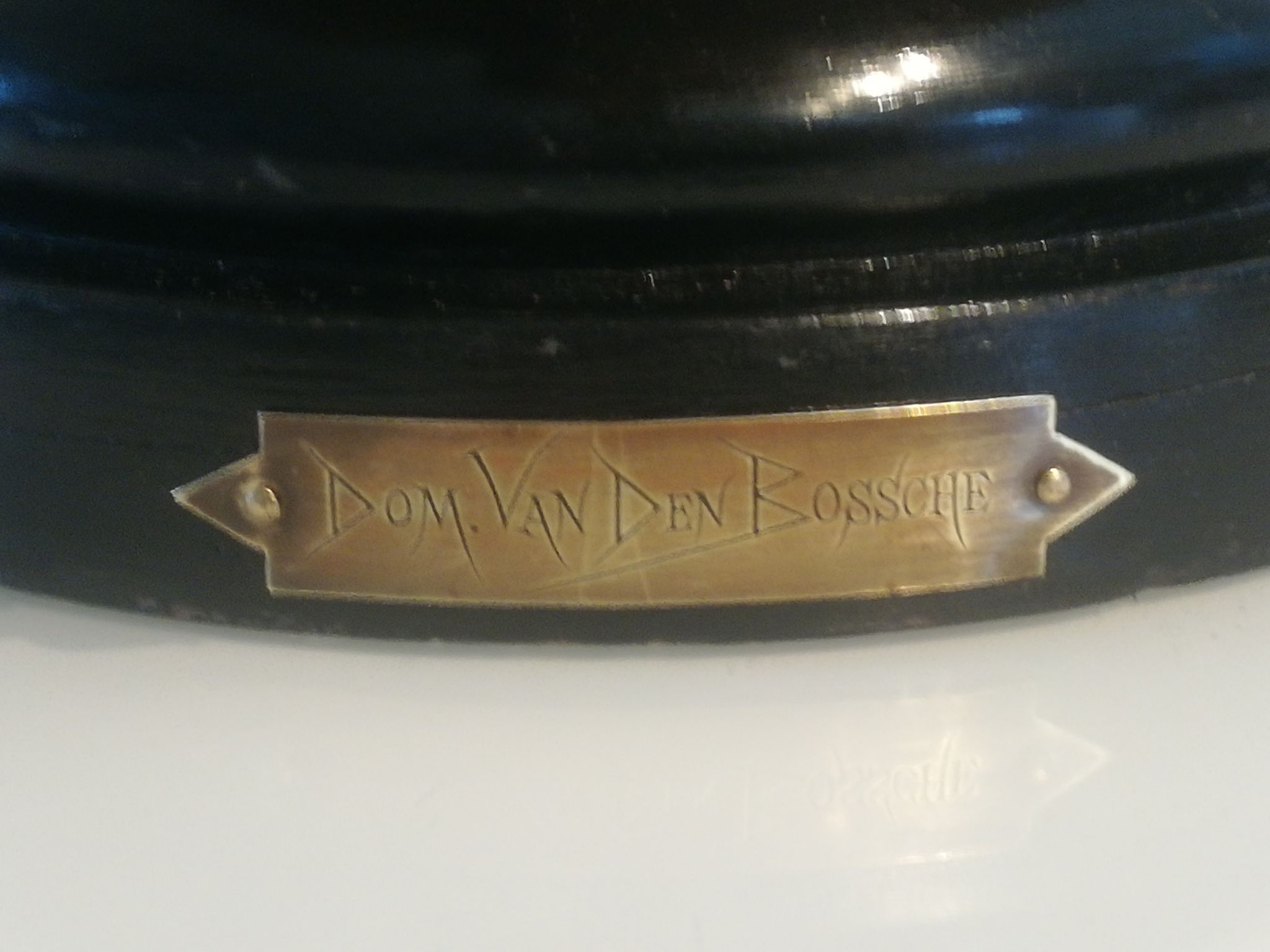 Bust signed D. Van Den Bossche in terracotta