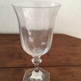 Four mismatched stemware