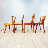 Four vintage dining chairs
