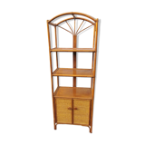 Rattan shelf