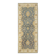 Grey Blue Runner Carpet Handwoven, Wool Handwoven Floral Carpet Rug